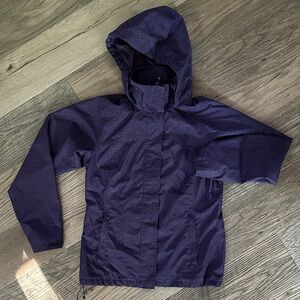 Eddie Bauer weatheredge rain jacket purple women’s XS
